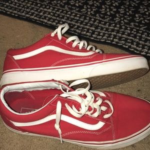Red Size 13 Old-Skool Vans(9/10 condition, no box)